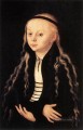 Portrait Of A Young Girl Renaissance Lucas Cranach the Elder